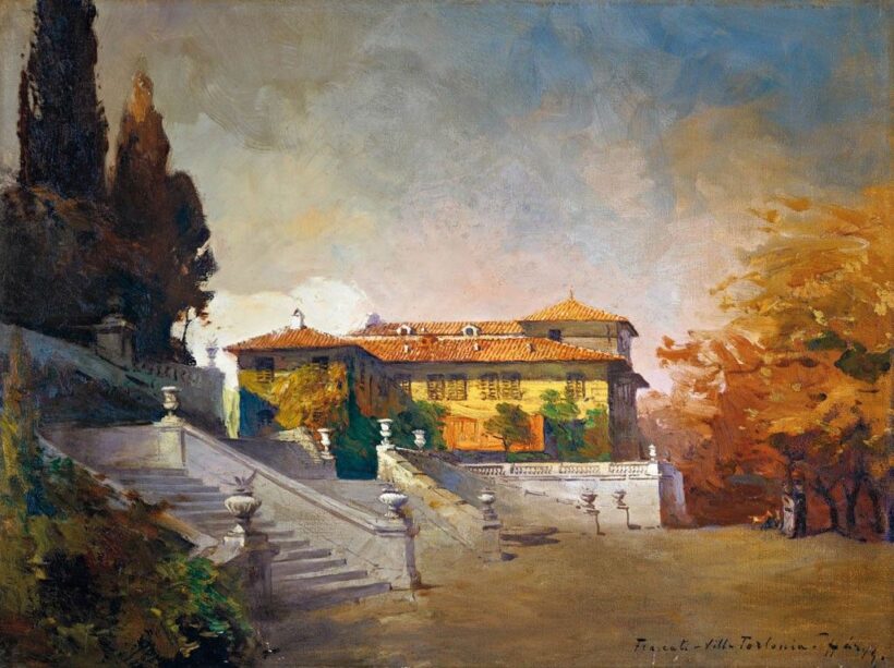Háry Gyula (1864-1946): A Villa Torlonia Frascatiban