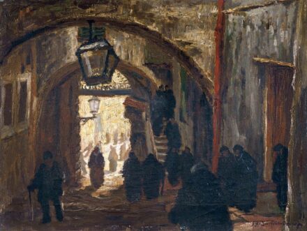 Sándor József Gy. (1887-1936): Keleti utcarészlet
