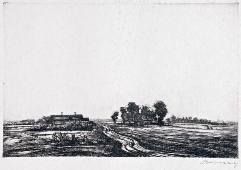Barcsay Jenő (1900-1988): Tanyavilág