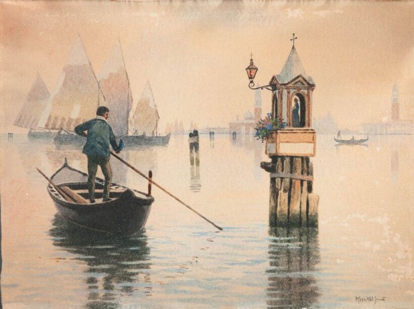 Koszkol Jenő (1868-1935): Velencei részlet