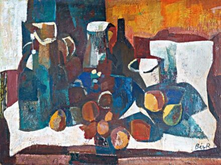Bér Rudolf (1924-2004): Asztali csendélet