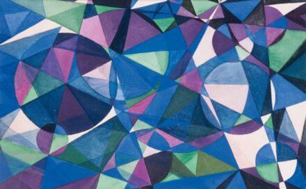 Böhm Lipót (1916-1995): Geometrikus kompozíció, 1963