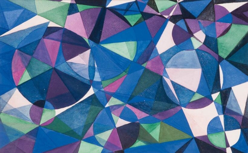 Böhm Lipót (1916-1995): Geometrikus kompozíció, 1963