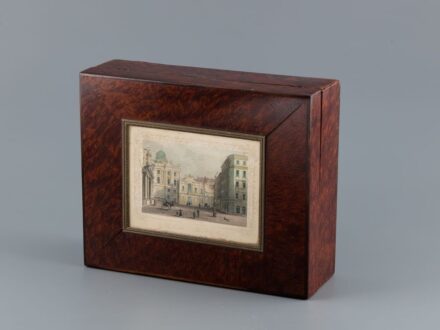 Biedermeier leveles doboz  