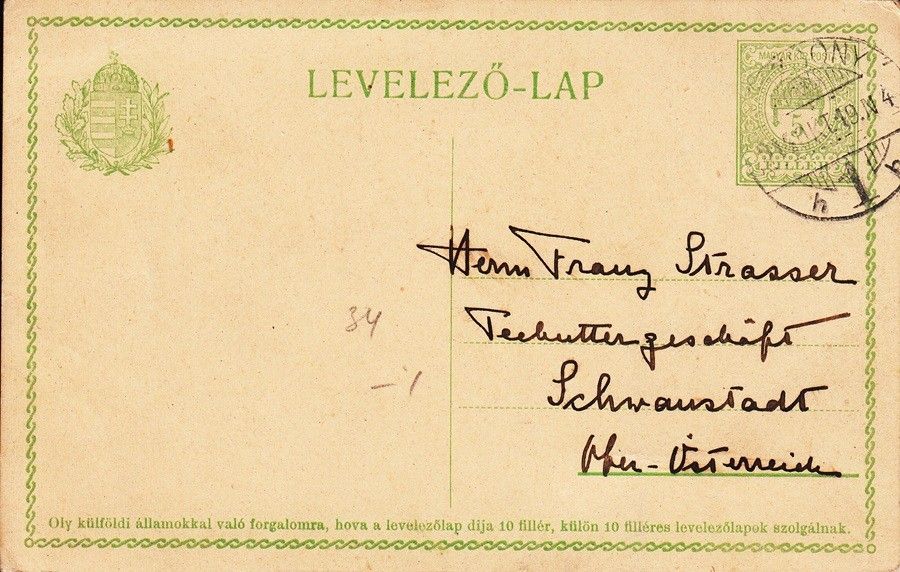 54-730 1914 Levelezőlap "Pozsony"