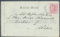 54-400 1891 Díjjegyes zárt levelezőlap