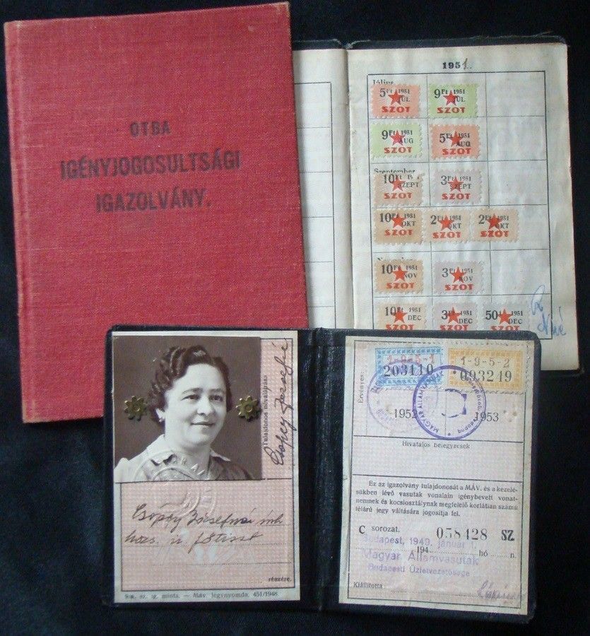 54-1260 3 db igazolvány