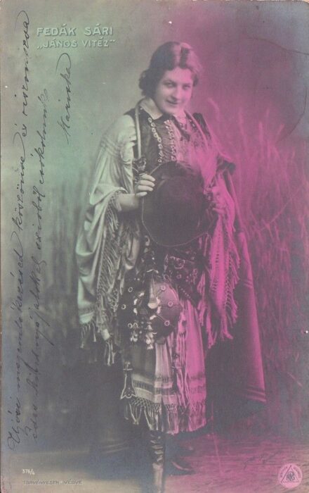 54-1596 Fedák Sári (1879-1955) szinésznő / "János vitéz"