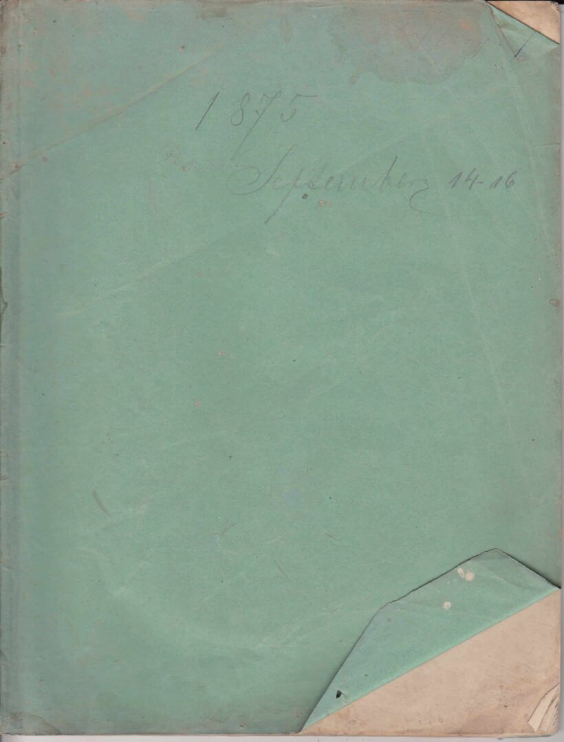 54-1348 1875. A Dunántuli Református Egyházkerület sz.k Székes - Fejérvár városában tartott közgyülésének jegyzőkönyve