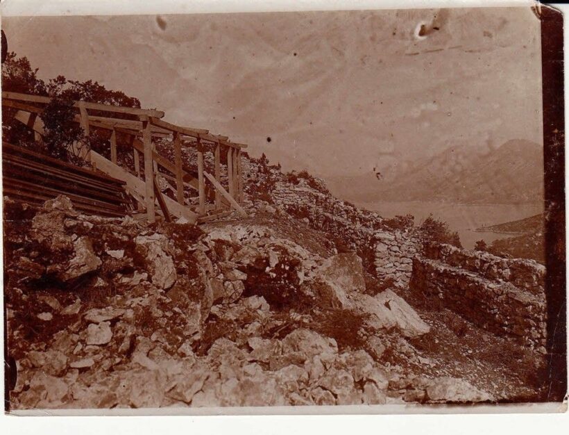 54-1641 cca 1917 Katonai megfigyelő pont 12x9cm