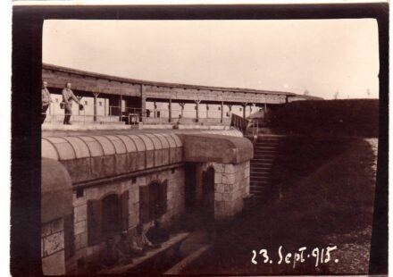 54-1636 1915 Katonai erőd 12x9cm