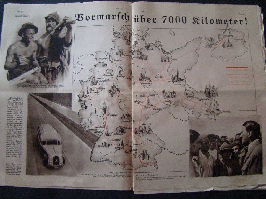 54-1070 1936 " Kölnische Illustricrte Zeitung" c. újság háborus eseményekkel - Image 3