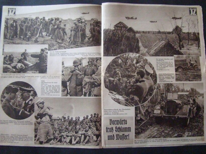 54-1642 1942 " Neue JZ Illustricrte Zeitung" c. újság háborus eseményekkel - Image 2