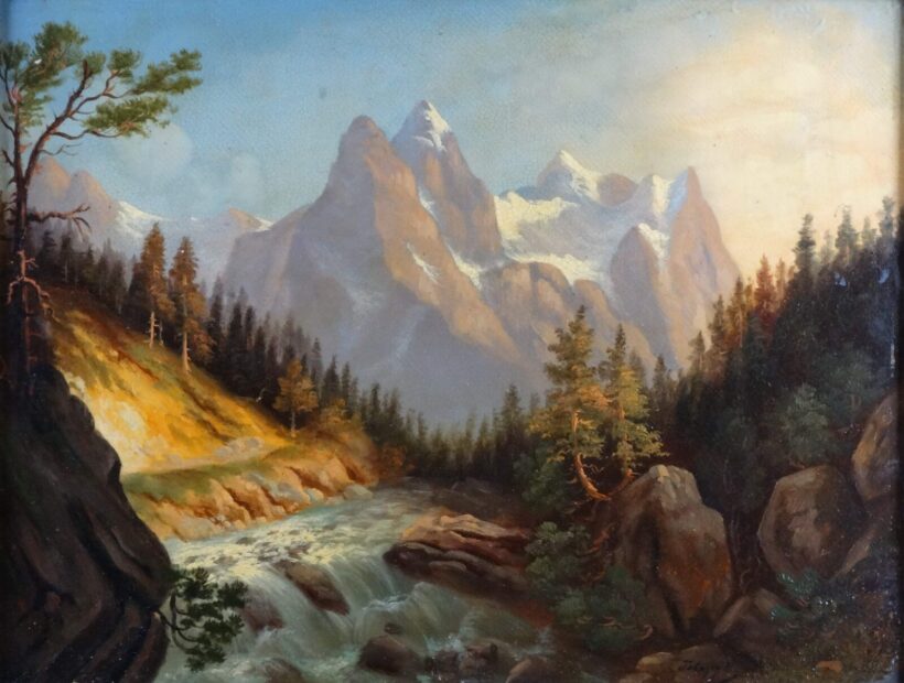 Telepy Károly (1828-1906): Romantikus táj