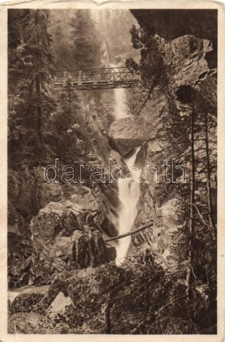 Tátra Nagy Hideg Völgy, giant waterfall (small tear)