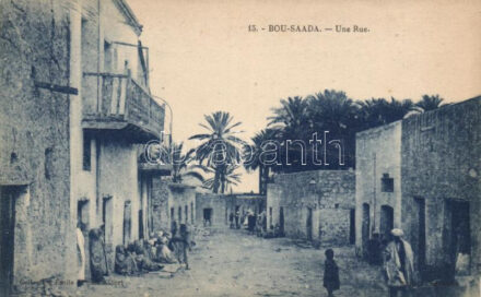 Bou Saada, street scene (fa)