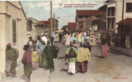 Dakar, Rue de Grammont / street scene (fl)