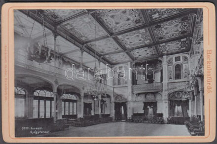 cca 1890 Herkulesfürdő Stengel fotó / Baile Herculeanum photo 17x11 cm
