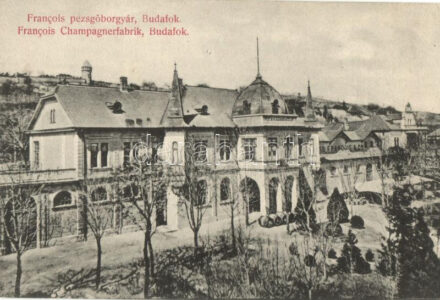 Budapest XXII. Budafok, Francois pezsgőborgyár; Hollenzer és Okos fény. Budapesti műterméből