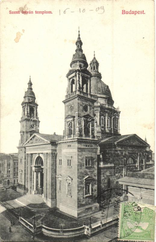 Budapest V. Szent István templom, kiadja Divald Károly