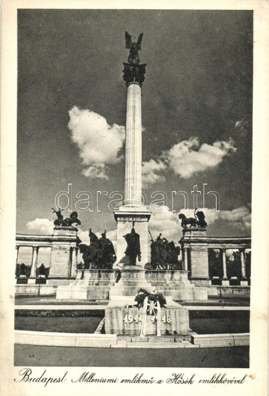 Budapest XIV. Milleniumi emlékmű, Hősök emlékköve (EK)