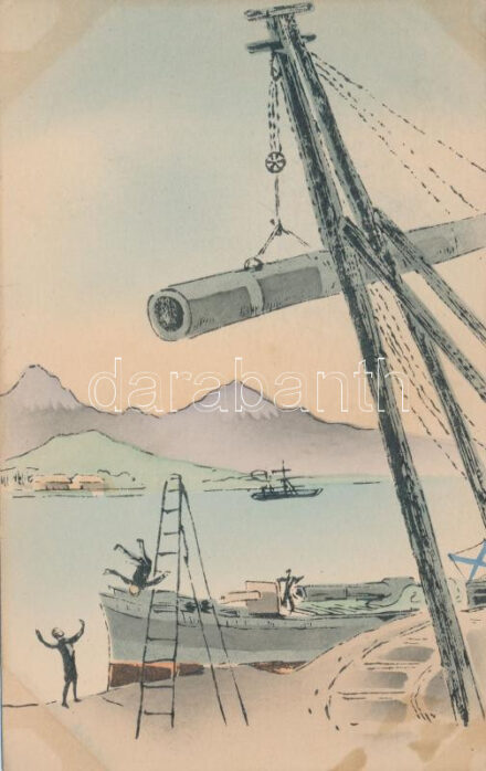 Japanese dock workers, humour