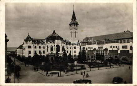 Marosvásárhely, Közművelődési ház, Városháza / Cultural palace, town hall, automobile