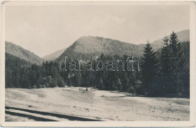 Kovásznafürdő Tündérvölgy / railroad, Bara Lajos kiadása