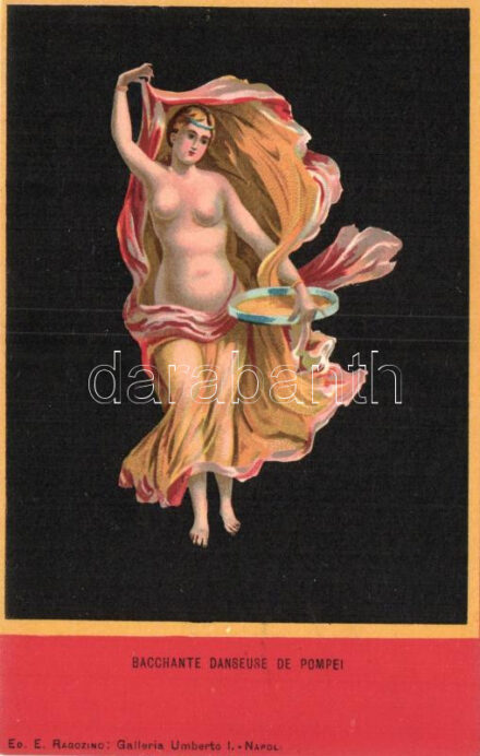 Bacchante Danseuse de Pompei, litho