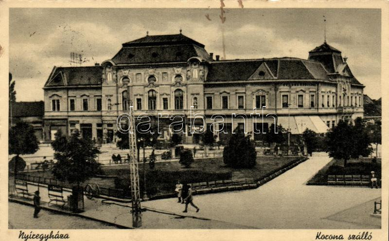 Nyíregyháza, Korona szálló / hotel (EK)