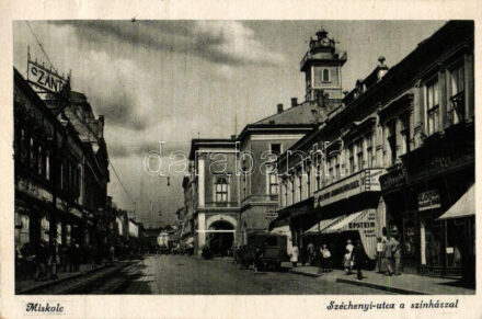 Miskolc, Széchenyi utca, színház