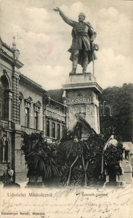 Miskolc, Kossuth szobor (fa)