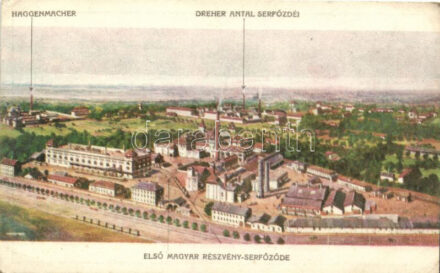 Budapest X. Kőbánya, Dreher Antal Sörfőzdéi, Első magyar részvény-sörfőzde, Haggenmacher (EK)