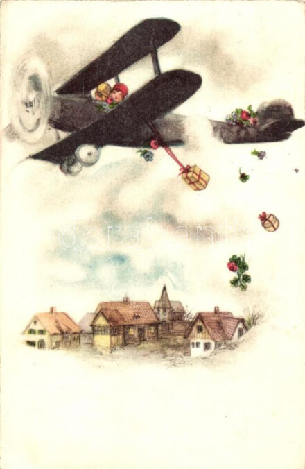 Children, aircraft, HWB Ser. 4180. (EK)