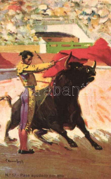 No. 17. Pase ayudado por alto / Bullfighting s: Carlos Ruano Llopis