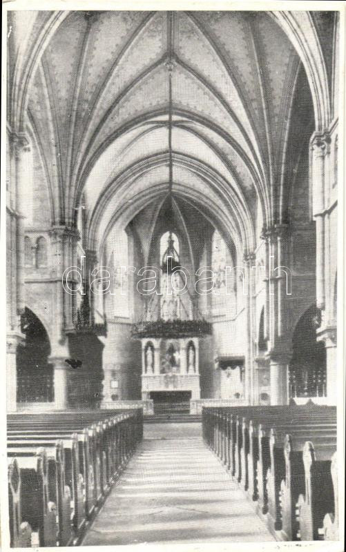 Szeged, Rókus római katolikus templom főoltára, belső