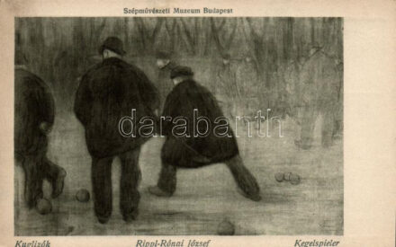 Kuglizók / bowling players, s: Rippl-Rónai József (EK)