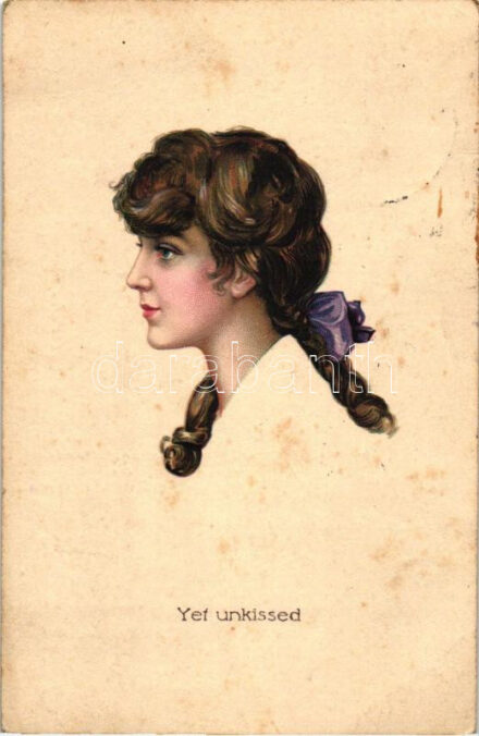 Yet unkissed / lady, W.S.S.B. 6516. litho (EK)