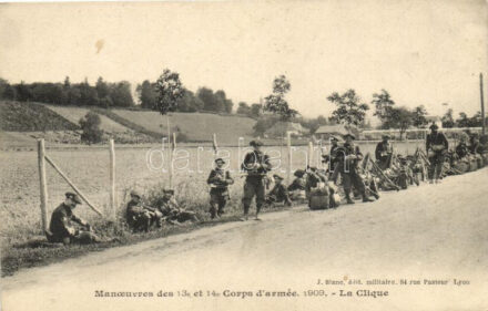 Manoeuvres des 13 et 14 Corps d'armée / French soldiers of the 13th and 14th Army Corps, Alpine Hunters