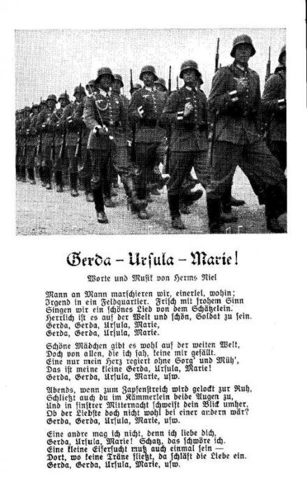 Gerda-Ursula-Marie! / Herms Niel's WWII German military song