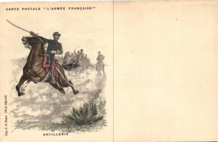Carte Postale L'Armée Francaise, Artillerie / French artilleryman