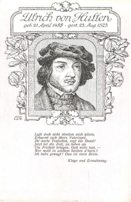 Ulrich von Hutten, Freie Schule Verein, floral