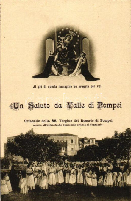 Pompei, Valle, Orfanelle della SS Vergine del Rosario, Orfanotrofio Femminile / orphanage, orphan girls