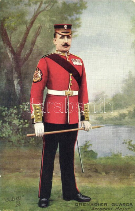 Grenadier Guards, Sergeant Major; Raphael Tuck & Sons Oilette 9366.