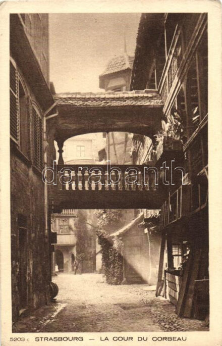 Strasbourg, Strassburg; La Cour du Corbeau (EK)