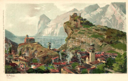 Nago, Künstlerpostkarte No. 2349. von Ottmar Zieher litho, M. Zeno Diemer