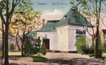 Jászapáti, Vágó Pál műterme, kiadja Koczka Andor könyv- és papírkereskedő (EB)