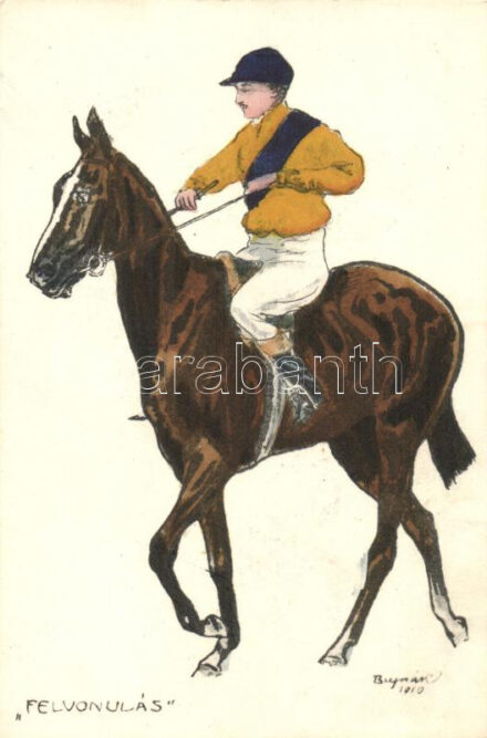 Felvonulás / Horse racer s: Bujnák József