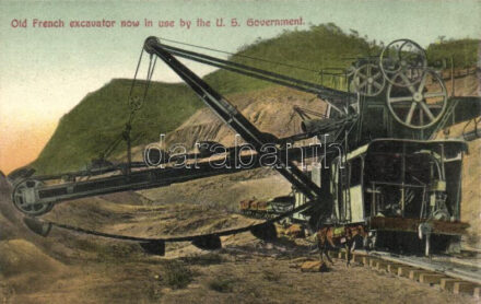 Panama, old French excavator now in use by the US Government