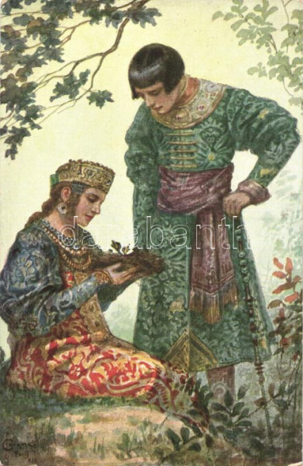 Gefunden / Russian art postcard, T.S.N. R.M. No. 103. s: S. Solomko